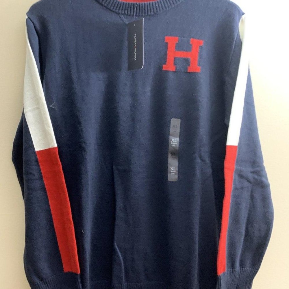 Tommy Hilfiger Big Boy's Solid Sweatshirt Size XL
